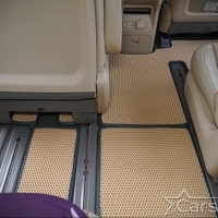Автомобильные коврики EVA на Kia Carnival III (9мест) 2+2+3 без трансформеров (2014-2021)