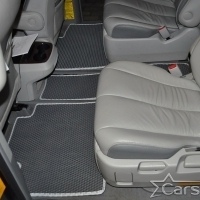 Коврики текстильные на Toyota Sienna III 6 мест (2010-2020)