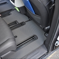 Коврики текстильные на Kia Carnival IV (8мест) Россия (2020->) 