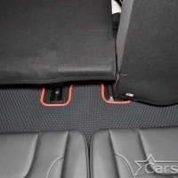 Коврики текстильные на Hyundai Santa Fe IV 3 ряда (2018-2020)