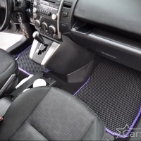 Коврики текстильные на Mazda 5 I 3 ряда (2005-2010)