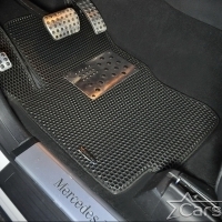 Коврики текстильные на Mercedes-Benz GL-klasse I X164 3 ряда (2006-2012)