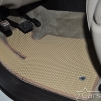 Коврики текстильные на Toyota Sequoia II 3 ряда (2008->)