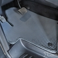 Коврики текстильные на Mercedez-Benz V-klasse II W447 (2 ряд - 2 места с проходом) (2014->)