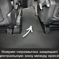 Коврики текстильные на Citroen SpaceTourer 8 мест, не Long (2016-2024)