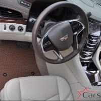 Двухслойные коврики EVA на Cadillac Escalade IV 3 ряда (2014->)