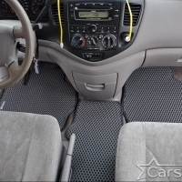 Двухслойные коврики EVA на Mazda MPV II 3 ряда (1999-2006)