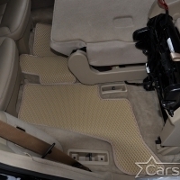Двухслойные коврики EVA на Mercedes-Benz GL-klasse I X164 3 ряда (2006-2012)