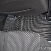 Двухслойные коврики EVA на Lada Largus I рестайл 3 ряда (2021->)