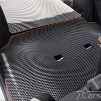 Двухслойные коврики EVA на Lada Largus I рестайл 3 ряда (2021->)