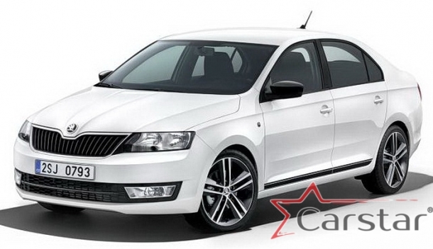 Двухслойные коврики EVA для Skoda Rapid I (2012-2020)