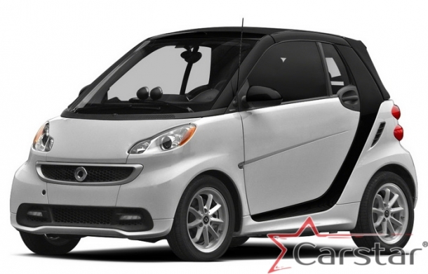 Двухслойные коврики EVA для SMART Fortwo II W451 (2007-2014)