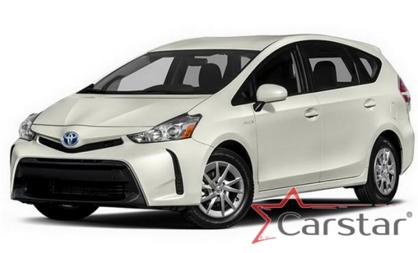 Текстильные коврики для Toyota Prius+ (2011-2021) 