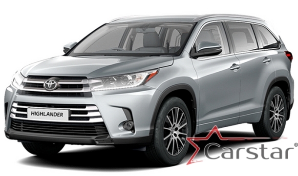 Текстильные коврики для Toyota Highlander III 3 ряда (2013-2019)