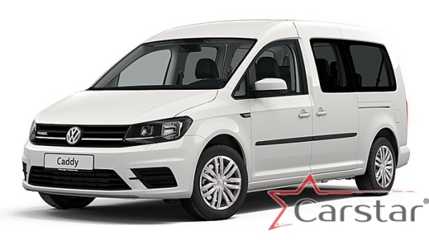 Двухслойные коврики EVA для Volkswagen Caddy IV Maxi (2015->)