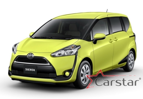 Двухслойные коврики EVA для Toyota Sienta II пр.руль (2015->)