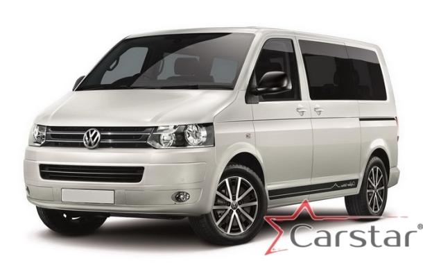 Двухслойные коврики EVA для Volkswagen Caravelle T5 (2003-2015)