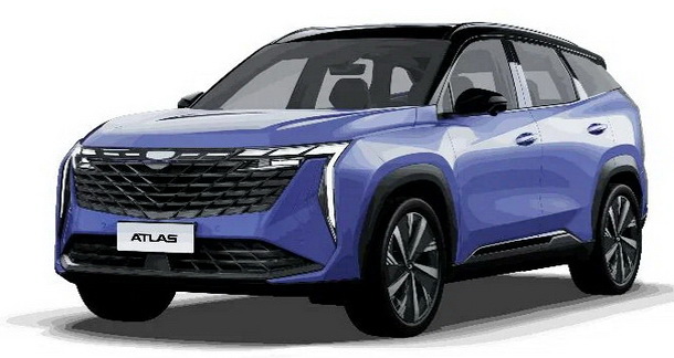 Двухслойные коврики EVA для Geely Atlas II (2022->)