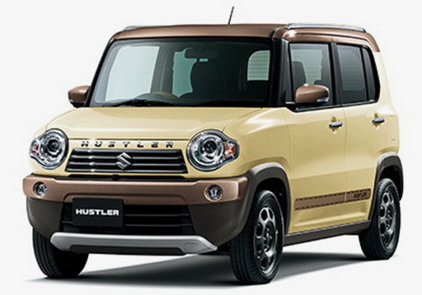 Двухслойные коврики EVA для Suzuki Hustler I (2014-2019)