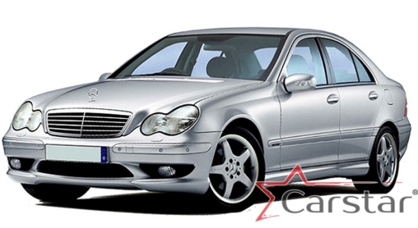 Автомобильные коврики EVA 3D для Mercedes-Benz C-klasse II W203 2WD (2000-2006)