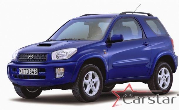 Автомобильные коврики EVA 3D для Toyota RAV4 II 3D (2000-2005)